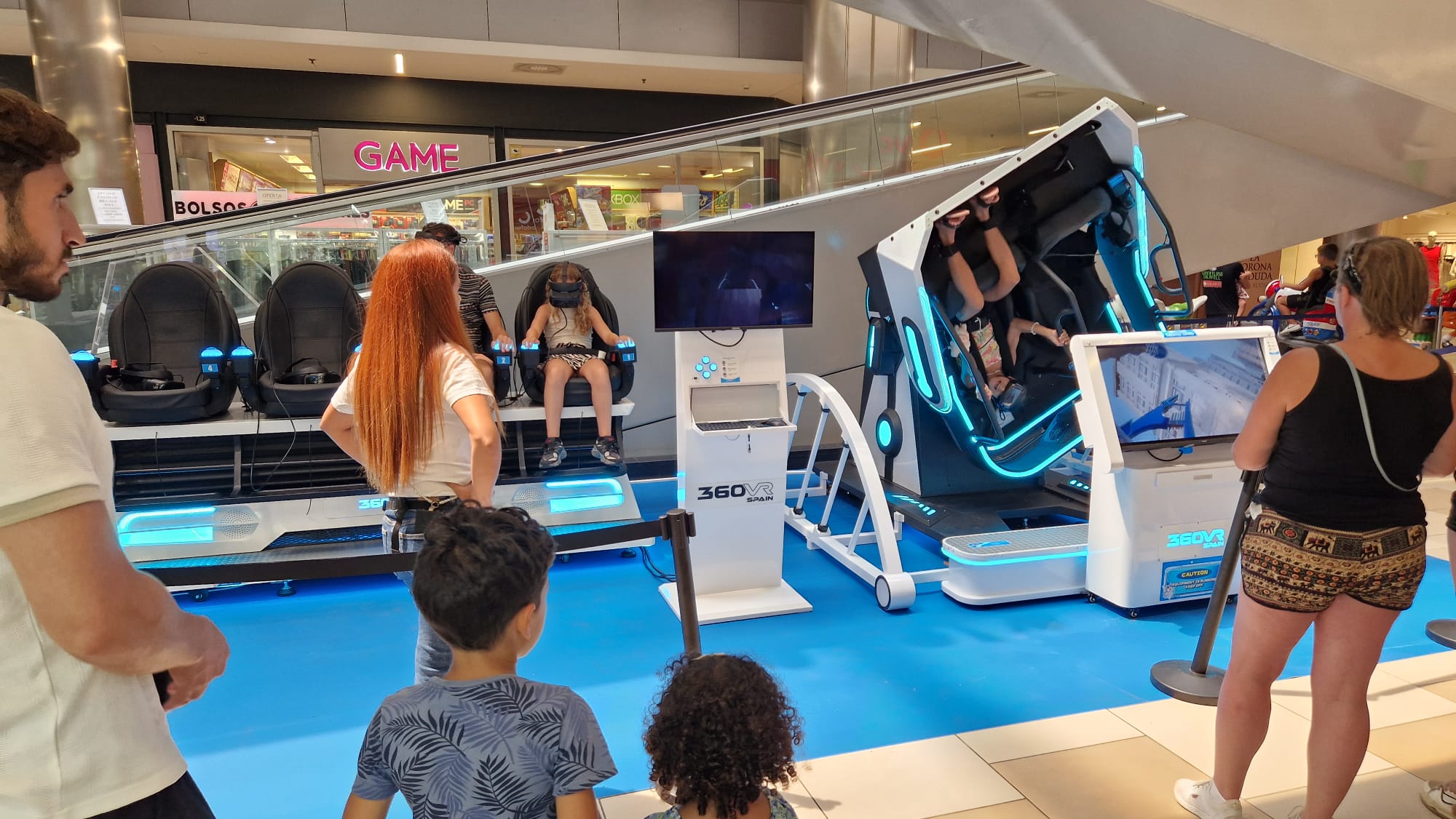 simuladores de realidad virtual en parc central, tarragona